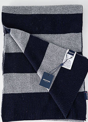 Echarpe tissage chiné gris HECHTER STUDIO homme