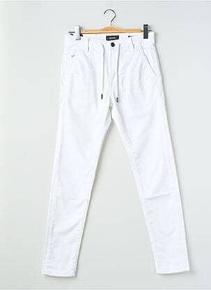Pantalon slim stretch taille normale blanc KAPORAL homme
