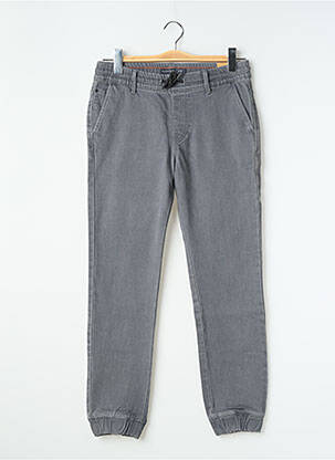 Pantalon droit poches taille élastique gris TIFFOSI garçon