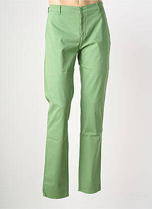 Pantalon chino stretch taille normale vert BLUE LEMON homme