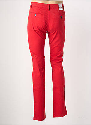 Pantalon chino stretch taille normale rouge EMYLE homme