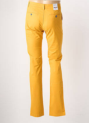 Pantalon chino stretch taille normale jaune EMYLE homme