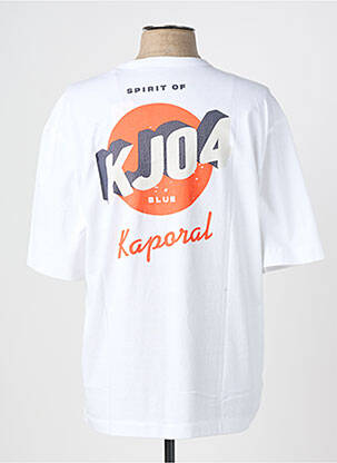 T-shirt stretch manches courtes blanc KAPORAL homme
