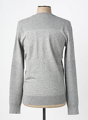 Pull stretch manches longues gris KAPORAL homme