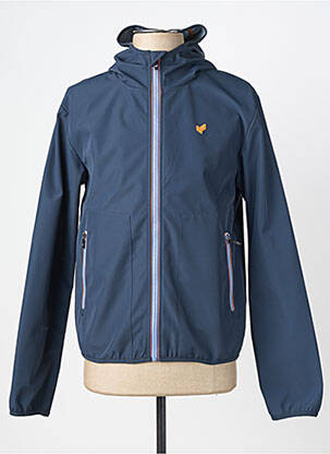 Coupe-vent poches a capuche bleu KAPORAL homme