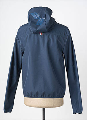 Coupe-vent poches a capuche bleu KAPORAL homme