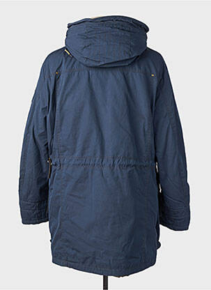 Doudoune poches a capuche bleu NAGANO ROUGH homme