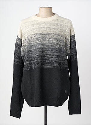 Pull stretch manches longues gris KAPORAL homme