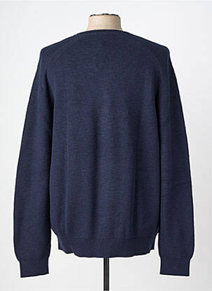 Pull maille souple et aérée manches longues bleu STREET ONE homme