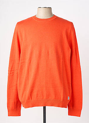Pull stretch manches longues orange STREET ONE homme