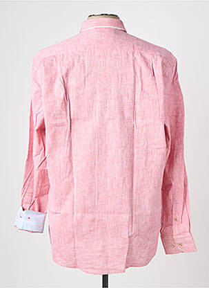 Chemise manches longues coupe droite rose EMYLE homme