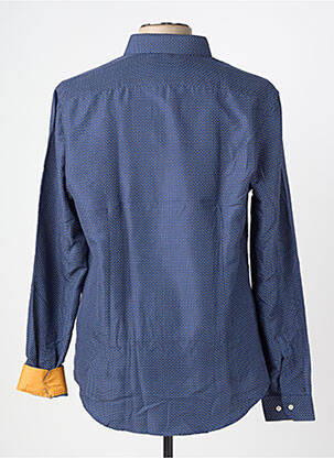Chemise manches longues imprimé fantaisie bleu YVES ENZO homme