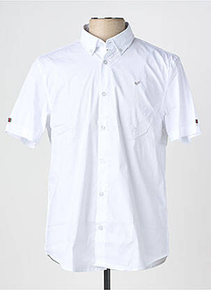 Chemise manches courtes poches blanc KAPORAL homme