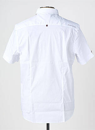 Chemise manches courtes poches blanc KAPORAL homme