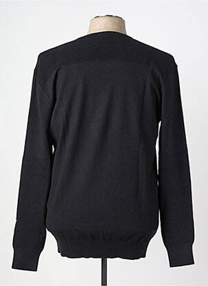 Pull col v manches longues noir KAPORAL homme