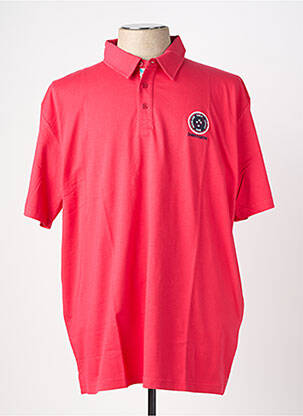 Polo tissage jersey manches courtes rouge CAMBERABERO homme