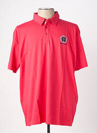 Polo tissage jersey manches courtes rouge CAMBERABERO homme