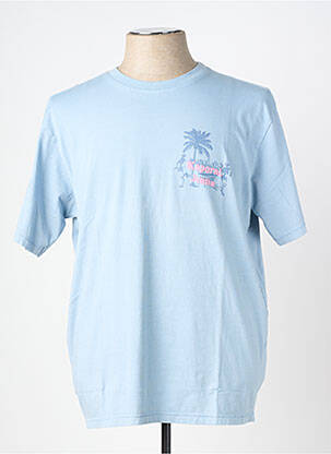 T-shirt coupe cintrée manches courtes bleu KAPORAL homme