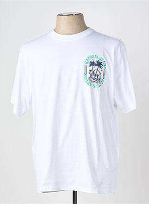 T-shirt stretch manches courtes blanc KAPORAL homme