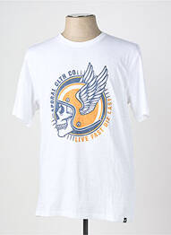 T-shirt stretch manches courtes blanc KAPORAL homme