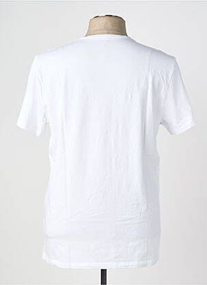 T-shirt coupe cintrée manches courtes blanc KAPORAL homme
