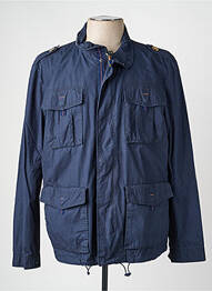 Veste casual coupe droite bleu SEA BARRIER homme