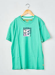 T-shirt coupe droite manches courtes vert KAPORAL garçon