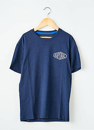 T-shirt coupe droite manches courtes bleu KAPORAL garçon