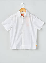 Chemise manches courtes coupe droite blanc KAPORAL garçon