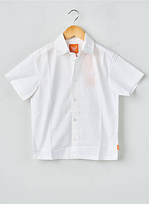 Chemise manches courtes coupe droite blanc KAPORAL garçon