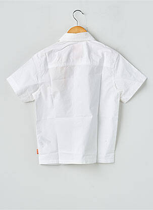 Chemise manches courtes coupe droite blanc KAPORAL garçon