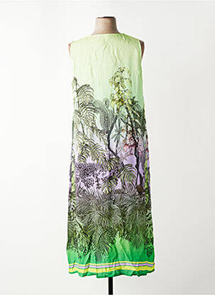 Robe longue sans manche sans manche vert SEE YOU femme