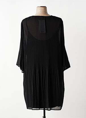 Tunique manches longues légère et transparente noir CHALOU femme