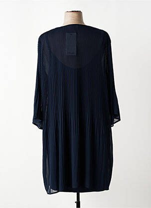 Tunique manches longues légère et transparente bleu CHALOU femme