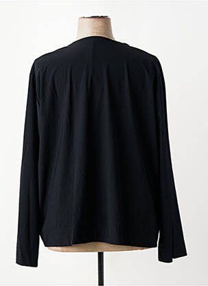 Veste chic col v noir FRANCK ANNA femme