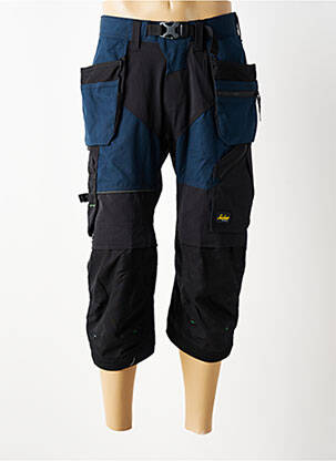 Pantacourt coupe droite taille normale bleu SNICKERS WORKWEAR homme