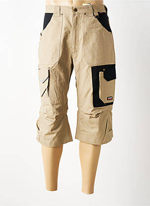 Pantacourt coupe droite taille normale beige COFRA homme