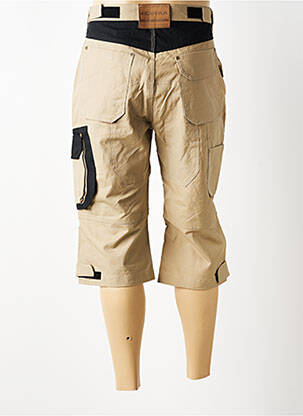 Pantacourt coupe droite taille normale beige COFRA homme