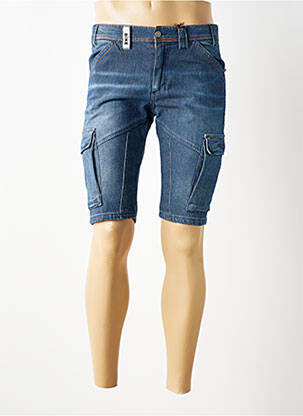 Bermuda tissage denim taille normale bleu DIKE homme