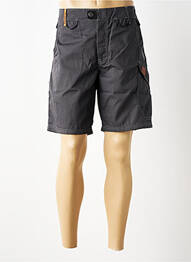 Bermuda multipoches taille normale gris HAGUEN homme
