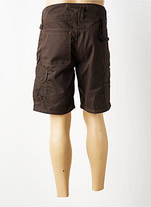 Bermuda multipoches taille normale marron HAGUEN homme