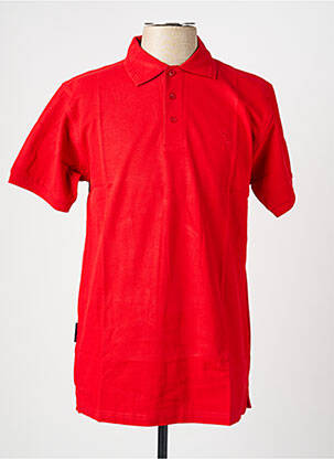 Polo stretch manches courtes rouge KAPRIOL homme