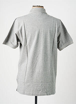 Polo tissage chiné manches courtes gris KAPRIOL homme