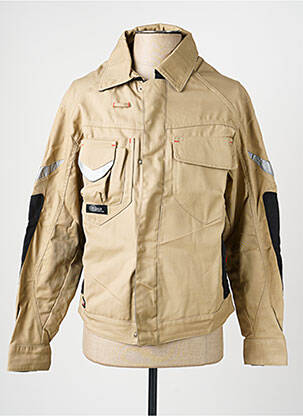 Veste casual poignets pressionnés beige COFRA homme