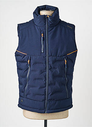 Doudoune poches sans capuche bleu DELTAPLUS homme