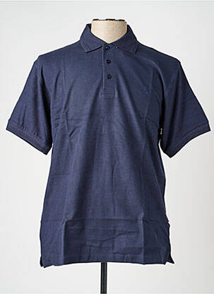 Polo stretch manches courtes bleu KAPRIOL homme