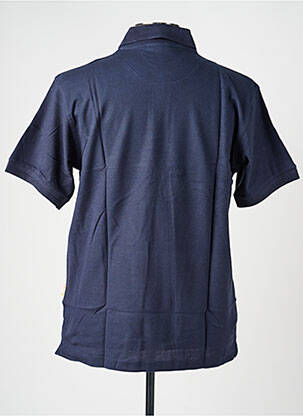 Polo stretch manches courtes bleu KAPRIOL homme