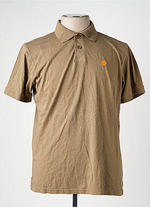 Polo tissage jersey manches courtes vert DIKE homme
