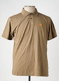 Polo tissage jersey manches courtes vert DIKE homme