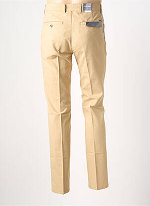 Pantalon chino tissage chiné taille normale beige PIONEER homme